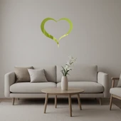 Romantik  Çift Motifli Dekoratif Altın Aynalı Tablo thumbnail 1