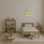 Zarif Aşk Temalı  Dekoratif Altın Aynalı Tablo thumbnail 4