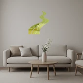 Dalgalı Yol  Sanat Altın Aynalı Tablosu thumbnail 1