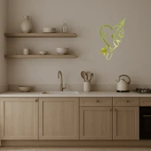 Romantik Kalp ve Yazı Tasarımlı  Duvar Altın Aynalı Tablosu thumbnail 3