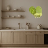 Aşk Temalı Dekoratif İç Mekan Altın Aynalı Tablo thumbnail 3