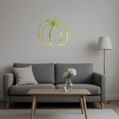 Yeşil Biber Dekoratif İç Mekan Altın Aynalı Tablosu thumbnail 5