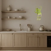 Büyükanne Temalı  Dekoratif Altın Aynalı Tablo thumbnail 3