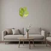 Balon Kutlaması Temalı  Dekoratif Altın Aynalı Tablo thumbnail 1