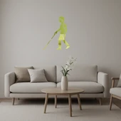 Beyaz Bastonlu Figür Dekoratif Altın Aynalı Tablo thumbnail 1