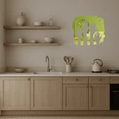 Eller ve Yıldızlar Dekoratif Altın Aynalı Tablo - 3