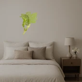 İç Mekan Dekoratif Peri Kadın Emoji Altın Aynalı Tablosu thumbnail 2