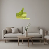 İç Mekan Dekoratif El İşareti Altın Aynalı Tablosu thumbnail 1