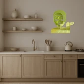 Nasıl Yardımcı Olabilirim Adam  Altın Aynalı Tablo thumbnail 3