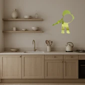 Arayış Figürü Dekoratif Altın Aynalı Tablo thumbnail 3