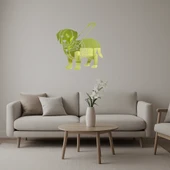 Rehber Köpek Temalı Dekoratif Altın Aynalı Tablo thumbnail 1