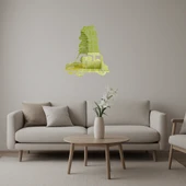 Aile Araba Yolculuğu Dekoratif Altın Aynalı Tablo thumbnail 1