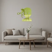 Saç Kesimi Yapan Adam Emoji Altın Aynalı Tablosu thumbnail 1