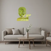 Nasıl Yardımcı Olabilirim Adam  Altın Aynalı Tablo thumbnail 1