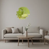 Şemsiye Altında Yaz Güneşi Dekoratif Altın Aynalı Tablo thumbnail 1