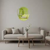 Yaşlı Adam Emoji  Altın Aynalı Tablo thumbnail 1