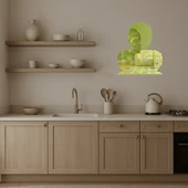 Anne ve İki Erkek Çocuk Emoji Aile Dekoratif Altın Aynalı Tablo thumbnail 3