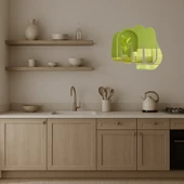 Yumruk Figürlü  Duvar Altın Aynalı Tablosu thumbnail 3