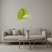 At Yüzü Temalı Dekoratif Altın Aynalı Tablo thumbnail 1