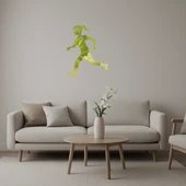 Koşan Kadın Dekoratif Altın Aynalı Tablo thumbnail 1