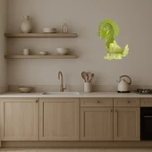 Yukarı Bakan Kahverengi Köpek Altın Aynalı Tablosu thumbnail 3