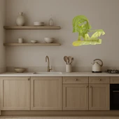 Tembel Kız Dekoratif Altın Aynalı Tablo thumbnail 3