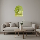 Vampir Kadın Emoji Dekoratif Altın Aynalı Tablo thumbnail 1