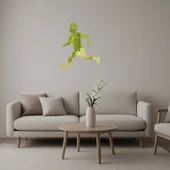 Koşan Figür Dekoratif Duvar Altın Aynalı Tablosu thumbnail 1