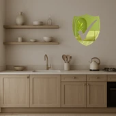 Anti-Virus Kalkanı Sembolü  Duvar Sanatı thumbnail 3