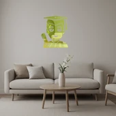 Öğrenci Erkek Emoji Dekoratif Altın Aynalı Tablo thumbnail 1