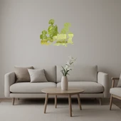 Kitap Okuyan Öğretmen Dekoratif Altın Aynalı Tablo thumbnail 1