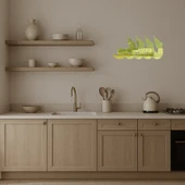 Okuyan Yılan Eğlenceli Altın Aynalı Tablolar thumbnail 4