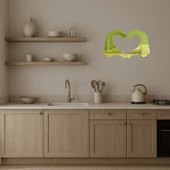 Kalp Eller Temalı Dekoratif Altın Aynalı Tablo thumbnail 4