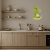 Mavi Gözlü Kırmızı Tasmalı Köpek  Altın Aynalı Tablo thumbnail 3