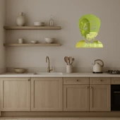 Ofis Çalışanı Kadın Emoji Altın Aynalı Tablo thumbnail 3