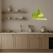 İç Mekan Dekoratif El İşareti Altın Aynalı Tablosu thumbnail 3