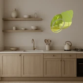 Spiral Deniz Kabuğu Motifli Deniz Temalı Duvar Altın Aynalı Tablosu thumbnail 3