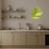 Hüzünlü Kız Portre Dekoratif Altın Aynalı Tablo thumbnail 3