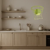 Potadaki Basketbol  Duvar Altın Aynalı Tablosu thumbnail 4