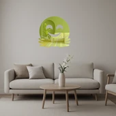 Sarılan Yüz Emoji  Dekoratif Altın Aynalı Tablo thumbnail 1