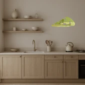 Tavuklu Pizza Dilimi Altın Aynalı Tablosu thumbnail 2