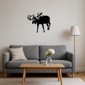 Modern Geyik Silueti Tablo thumbnail 4