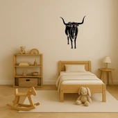 Uzun Boynuzlu Boğa Tablo thumbnail 3