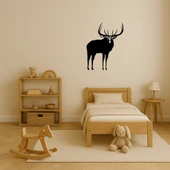 Geyik ve Orman Temalı Dekoratif Tablo thumbnail 3