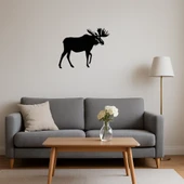 Ahşap Geyik Silueti Duvar Dekoru thumbnail 4