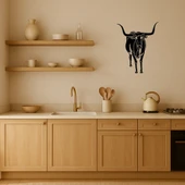 Uzun Boynuzlu Boğa Tablo thumbnail 2