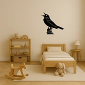 Doğal Dokunuş: Daldaki Kuş MDF Tablo thumbnail 3