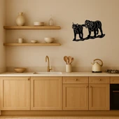 Sevimli Köpek ve Yavru Dekoratif Tablo thumbnail 2