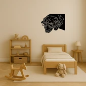 Gözlüklü Köpek MDF Dekoratif Duvar Tablosu thumbnail 3