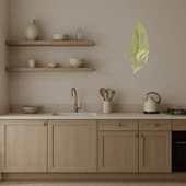 Zarif Tüy Desenli  Dekoratif Altın Aynalı Tablo thumbnail 2